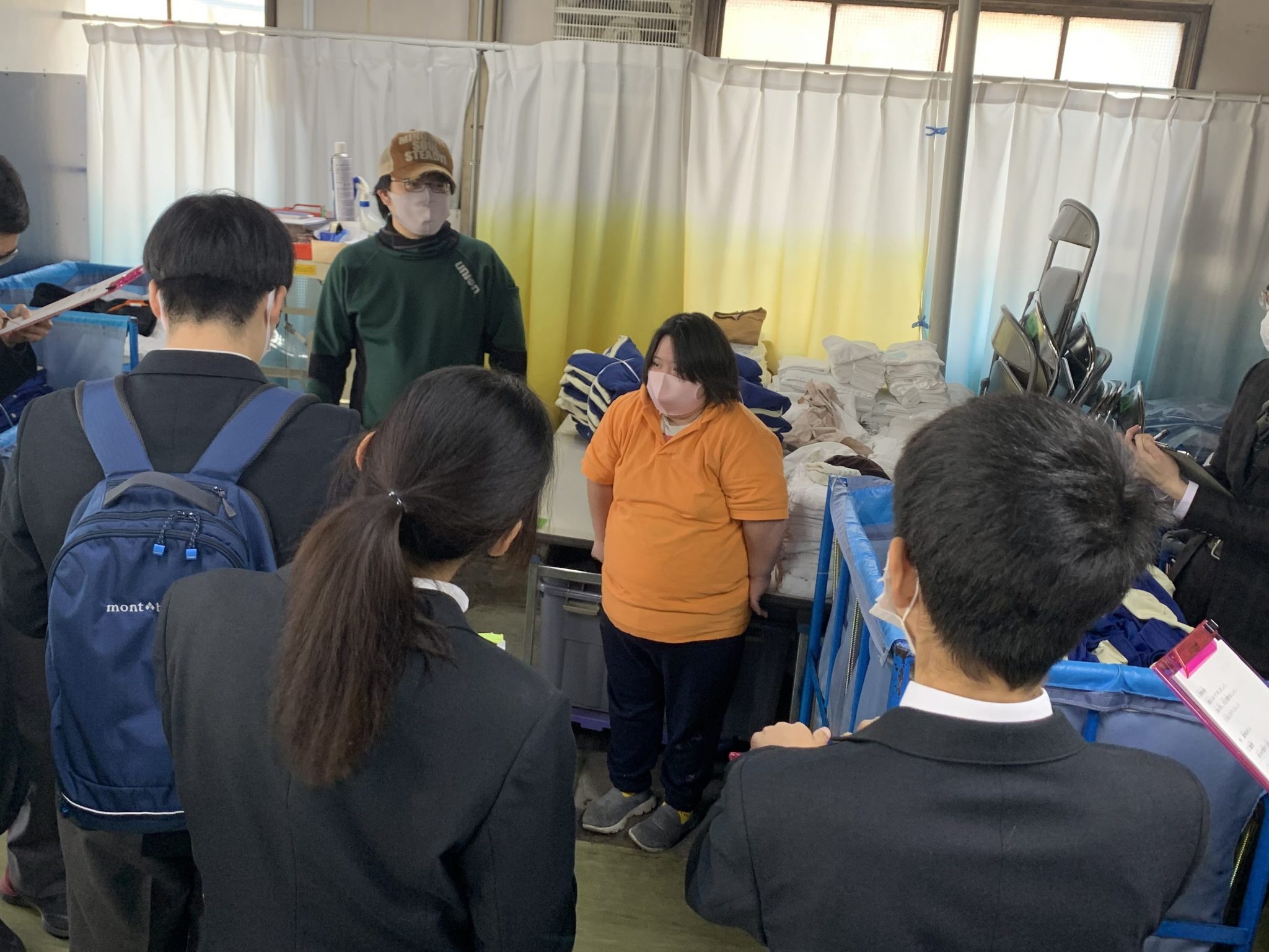 川崎市立田島支援学校職場見学 株式会社サンアップ 大田区の就労継続支援B型事業所